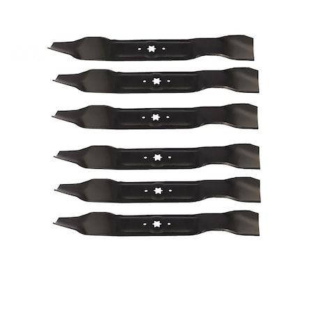 Aic Replacement Parts 6 Mower Blades Fits Cub Cadet 942-0616 742-04308 742-0616 942-04312 942-04126 942-0616_x6